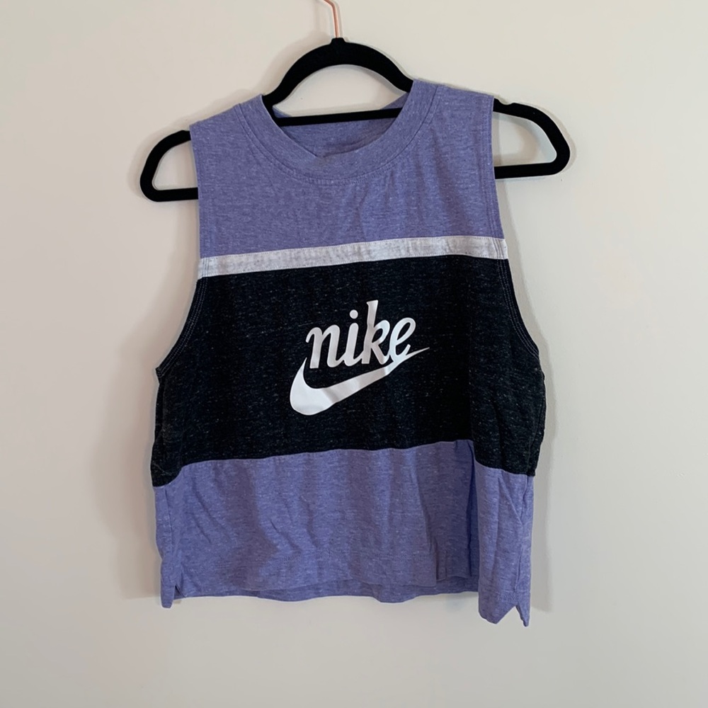 Nike color block tank